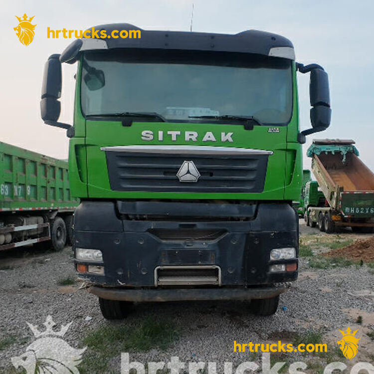 sitrak dump truck green 8*4