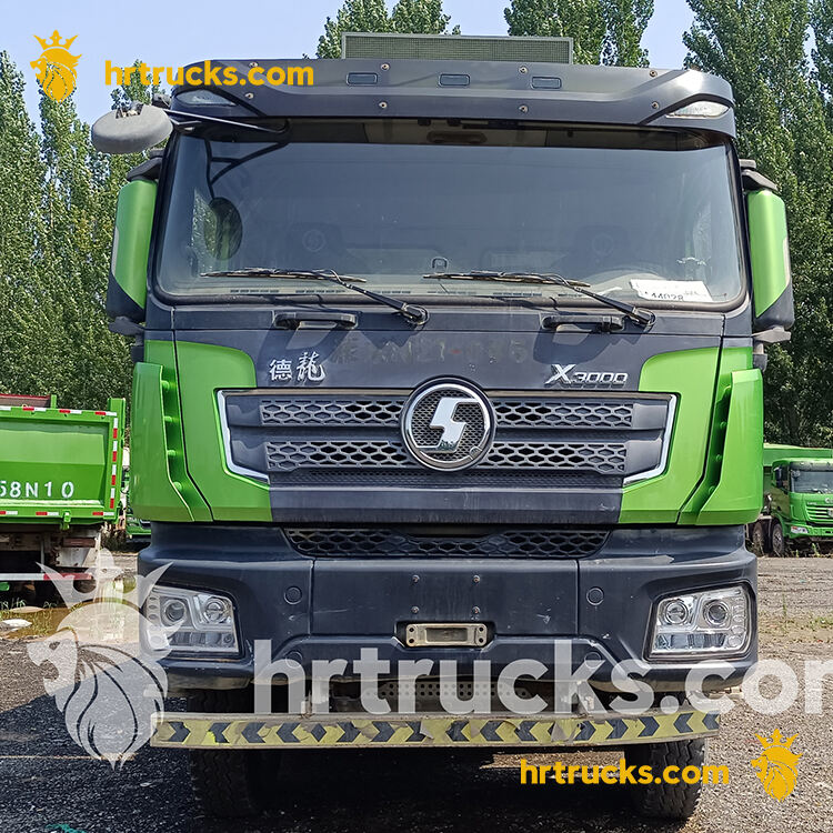 shacman dump truck green 8*4