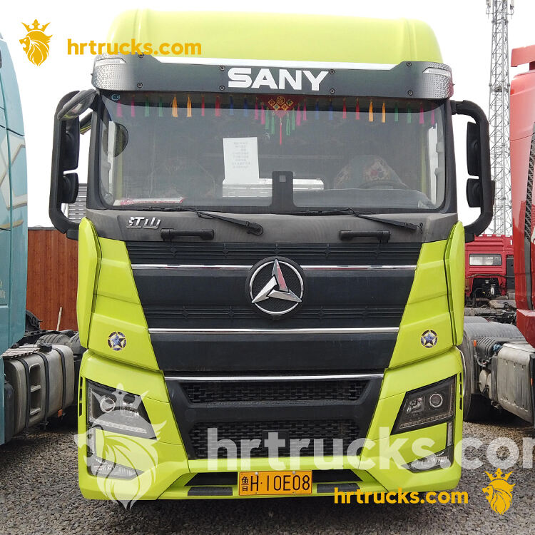 SANY TRACTOR TRUCK yellow 6×4-江山