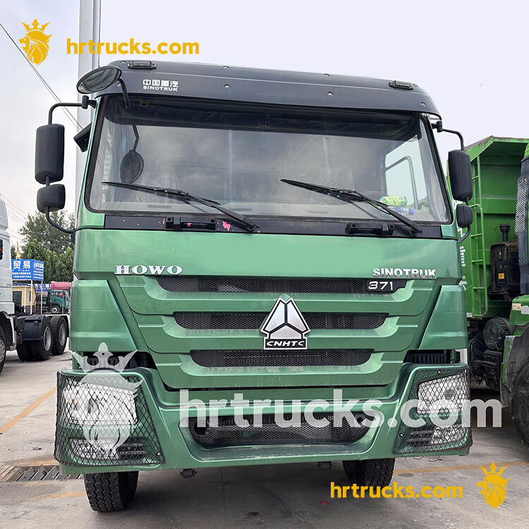 howo dump truck green 6*4