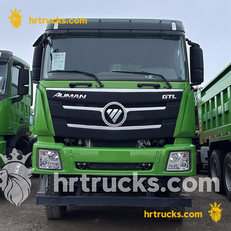 auman dump truck green 6*4