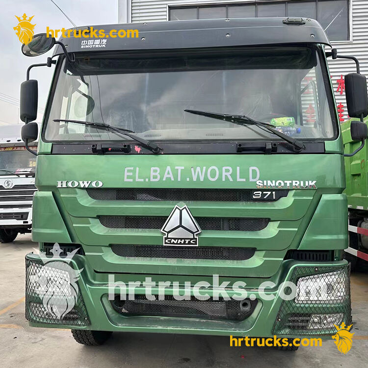 howo dump truck green 8*4