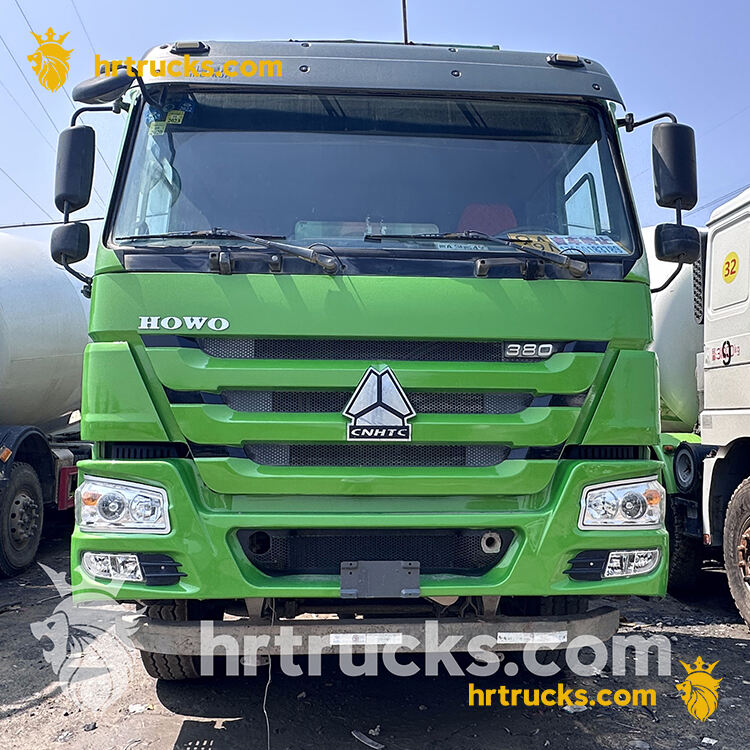 howo dump truck green 6*4