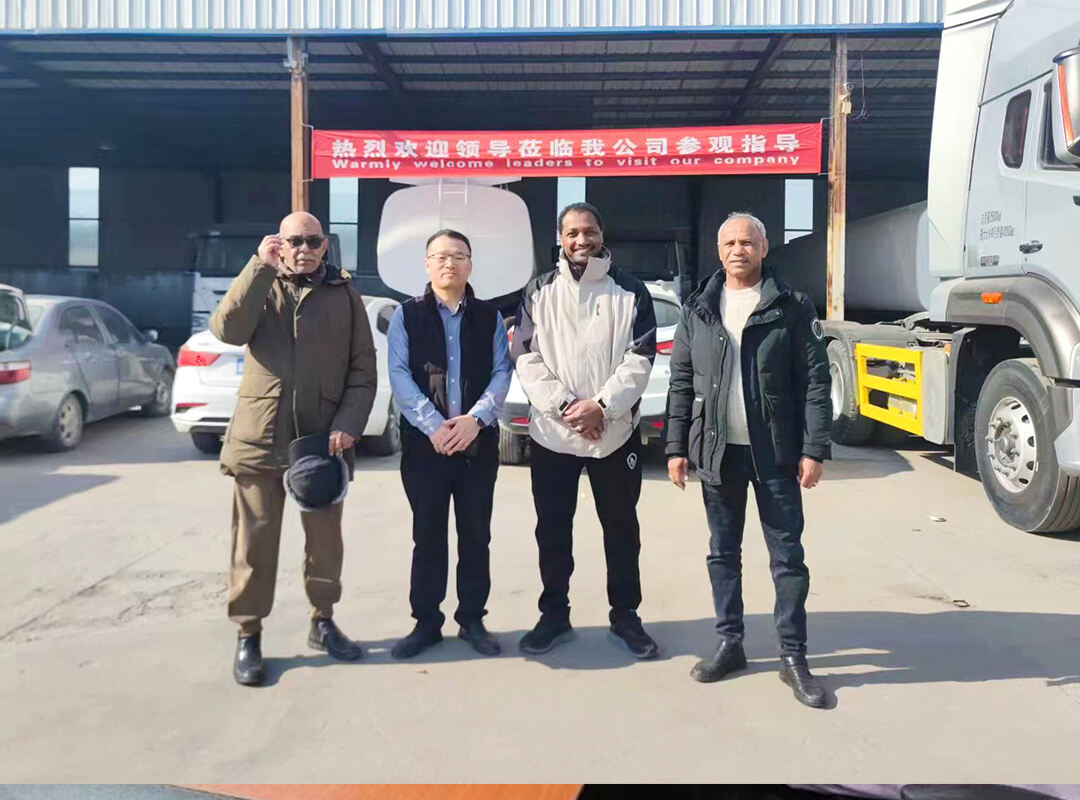 The Benin friends cooperate with our company to order the Dump Truck