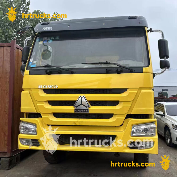 howo dump truck yellow 6*4