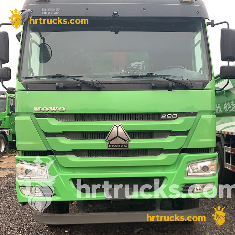 howo dump truck green 6*4