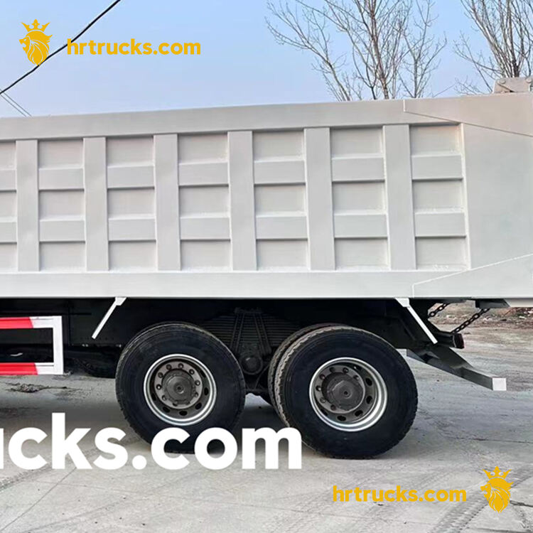 howo dump truck white 8x4