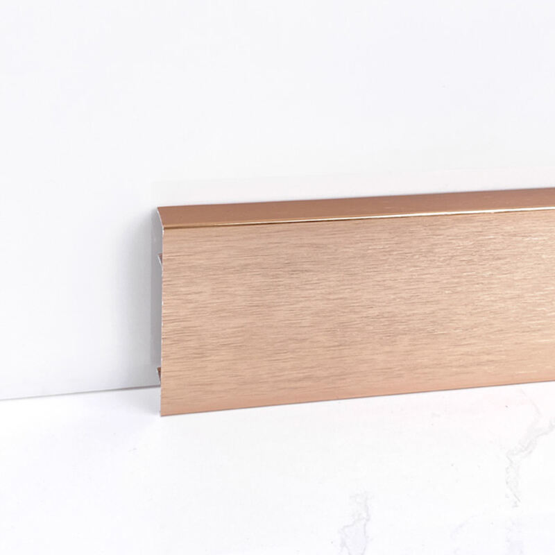 40/50/60/80/100*11mm Classic style Metal skirting board(Buckle-Mounted)