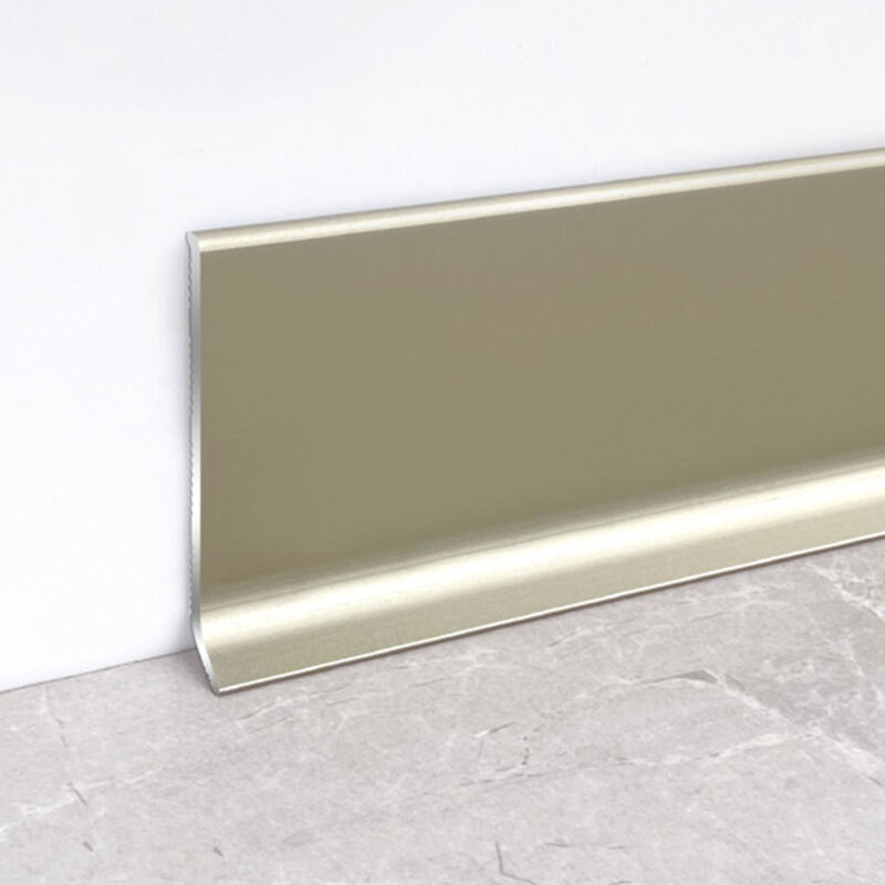 40/60/80/100*12mm Minimalist style Metal skirting board