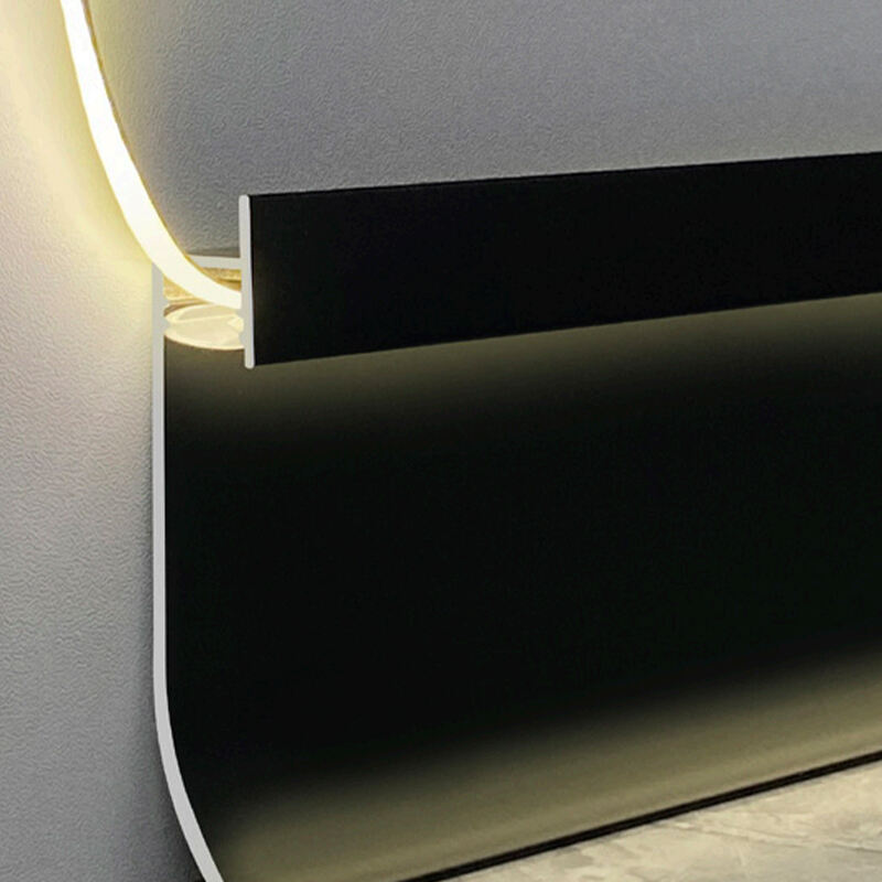 40/65*13mm Innebygd LED metall fotplank