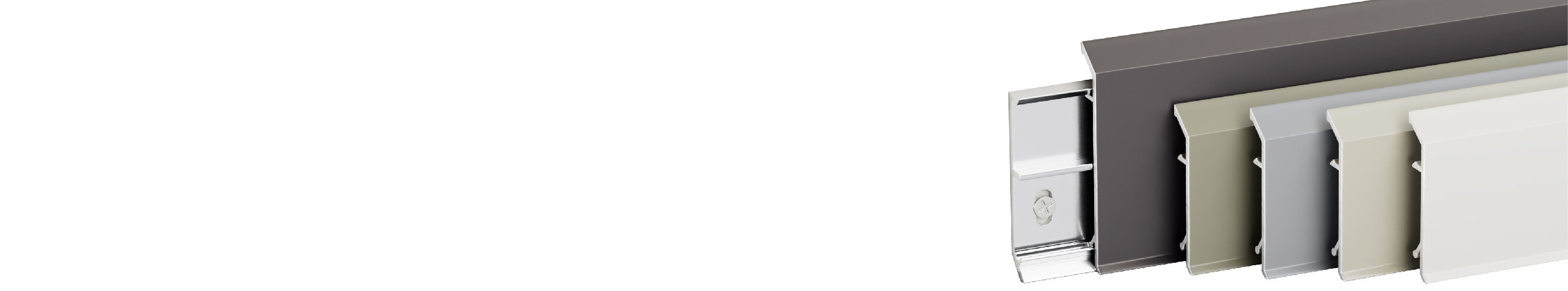 8011mm arc shaped metal skirting boardbuckle mounted-0