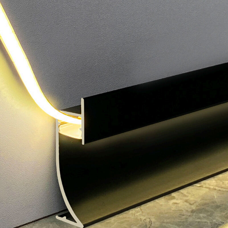 40/65*13mm Innebygd LED metall fotplank