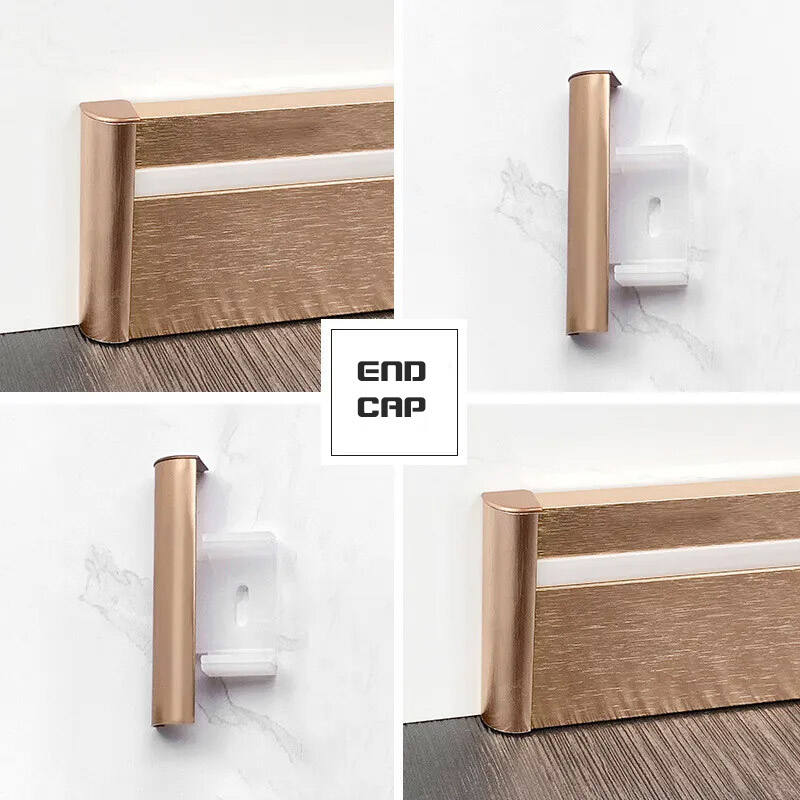 80/100/120*10MM Sidelys aluminium fotplank (festet med krokemekanisme)