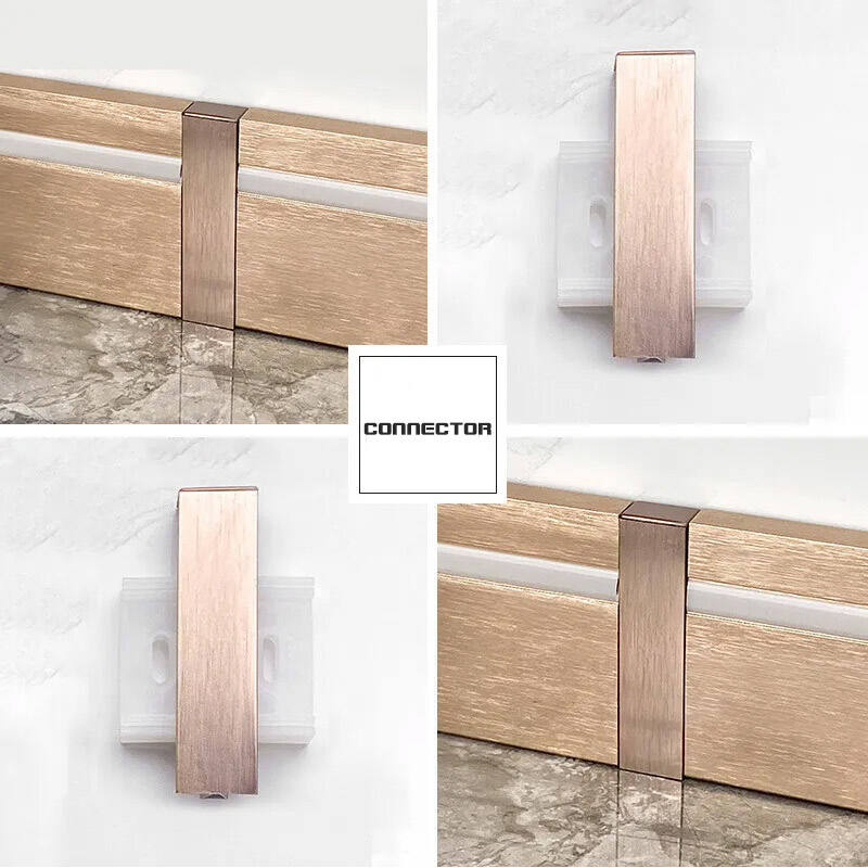 80/100/120*10MM Sidelys aluminium fotplank (festet med krokemekanisme)