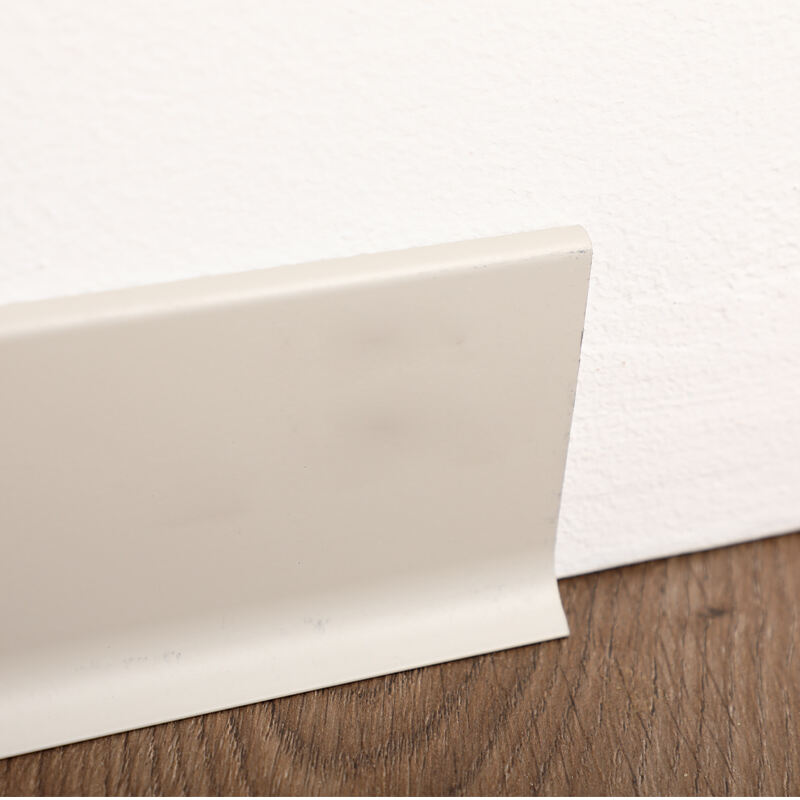 59*10mm Glued Metal Skirting Board