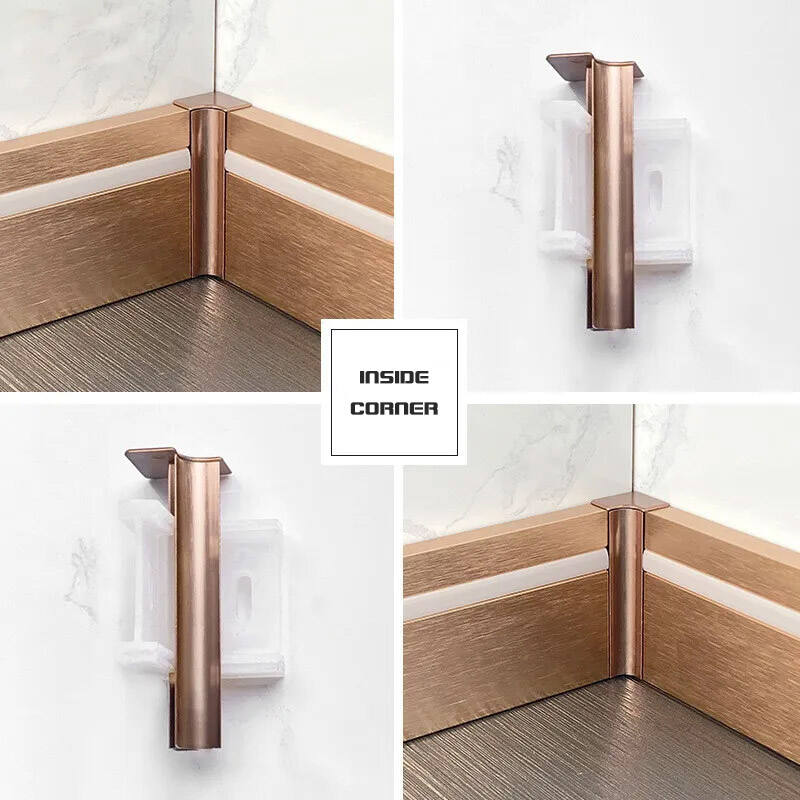 80/100/120*10MM Sidelys aluminium fotplank (festet med krokemekanisme)