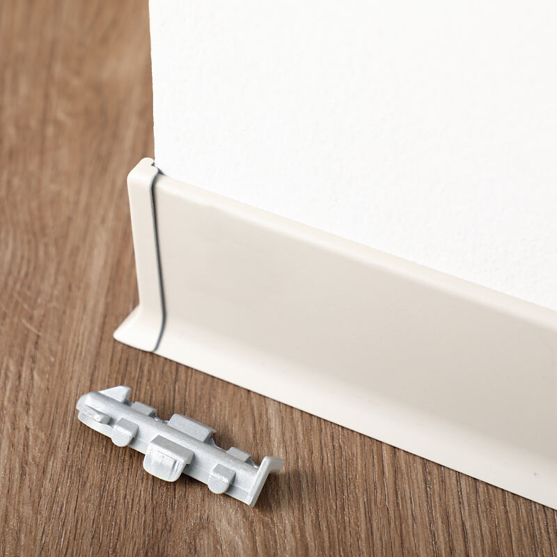 More size Buckle-mounted Metal skirting board