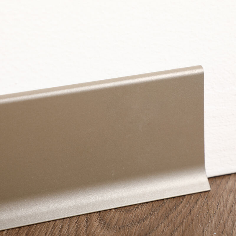 59*10mm Glued Metal Skirting Board