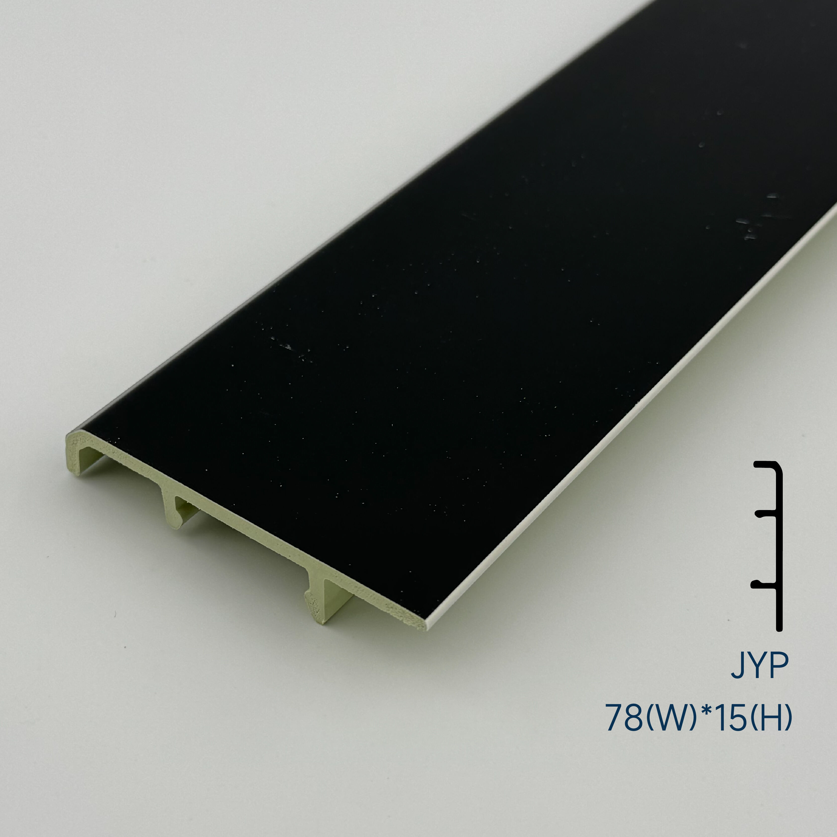 78*15mm Engineering PVC skirting board(JYP)