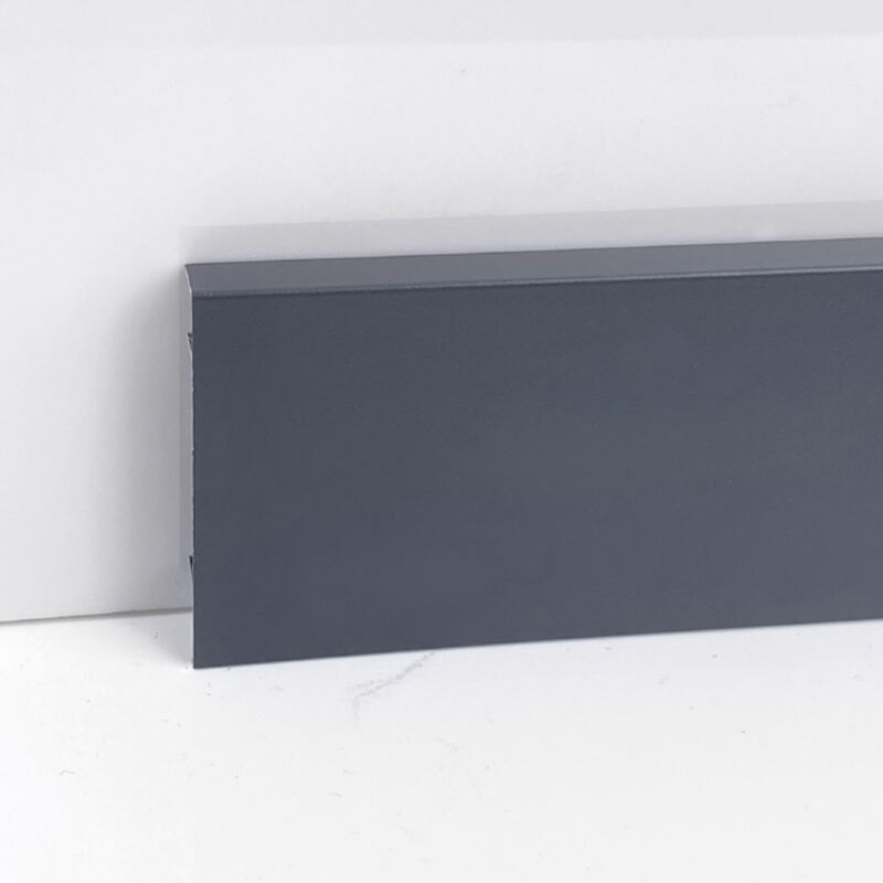 40/50/60/80/100*11mm Classic style Metal skirting board(Buckle-Mounted)