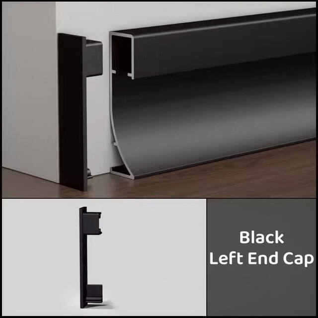 50/80*12.6 MM Side LED Aluminium Fotplank (limfeste)