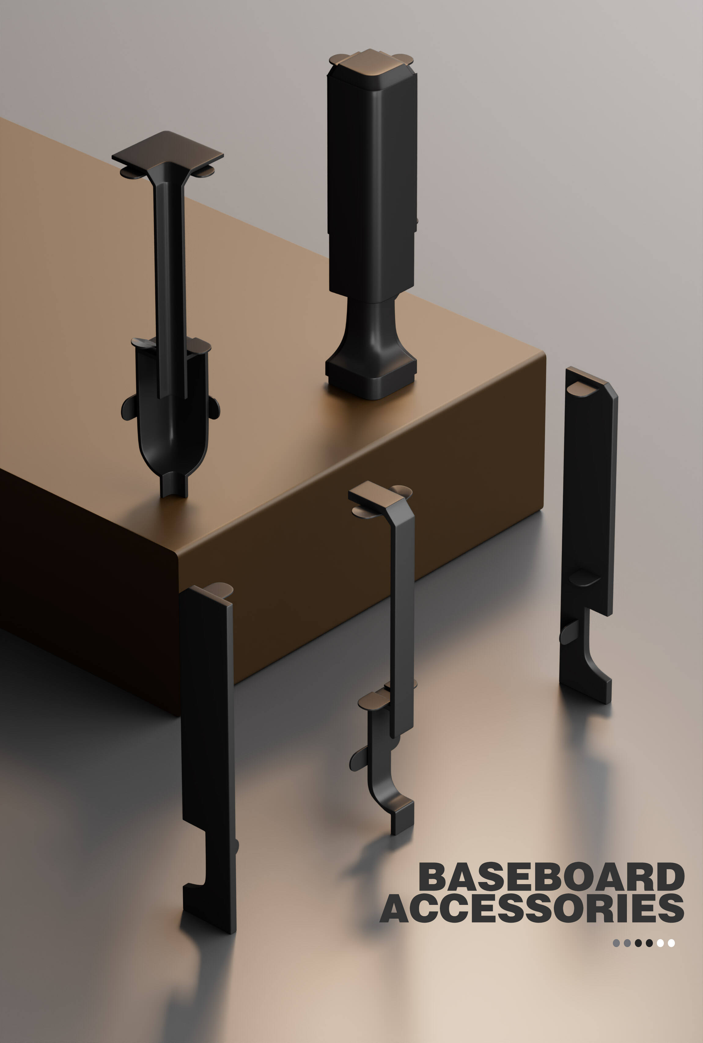 60/80*11mm Bunnlys aluminium fotplank (festet med krokemekanisme)