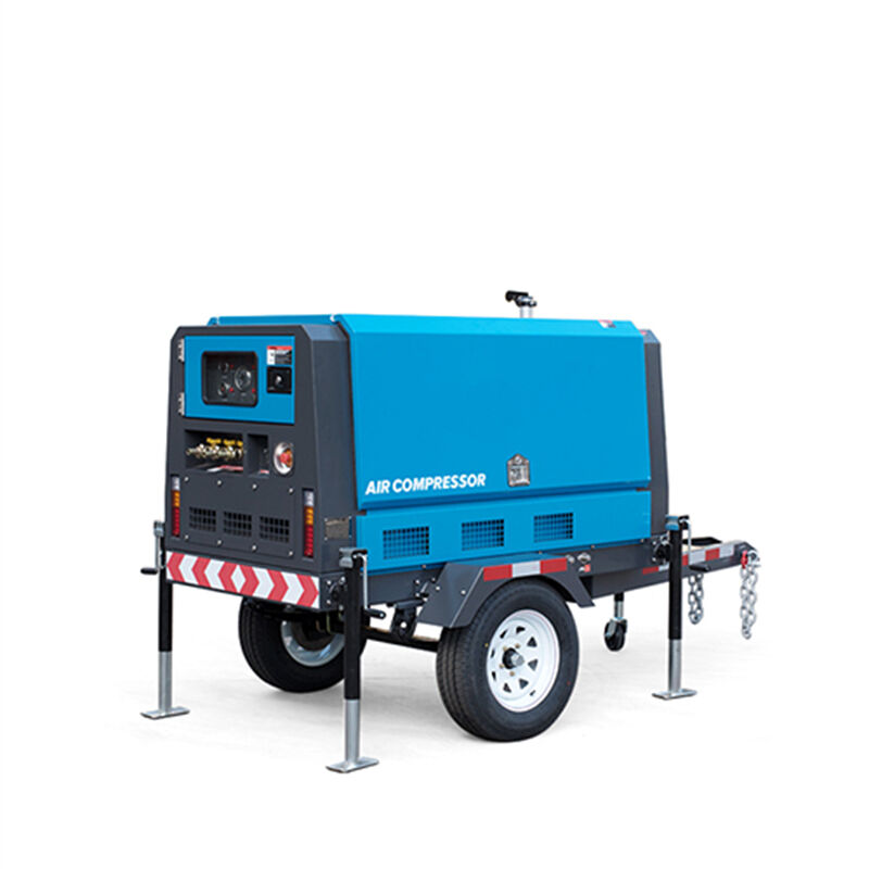 125CFM DIESEL ENGINE SCREW AIR COMPRESSOR