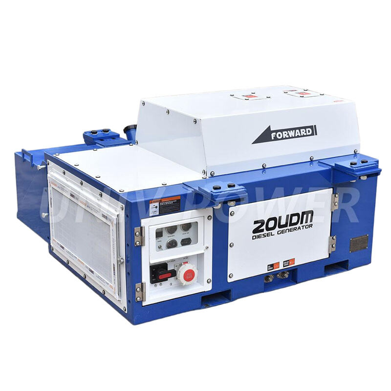 High Efficiency 20UDM Underslung Dual Container Power Supply Diesel Generator for Reefer Containers