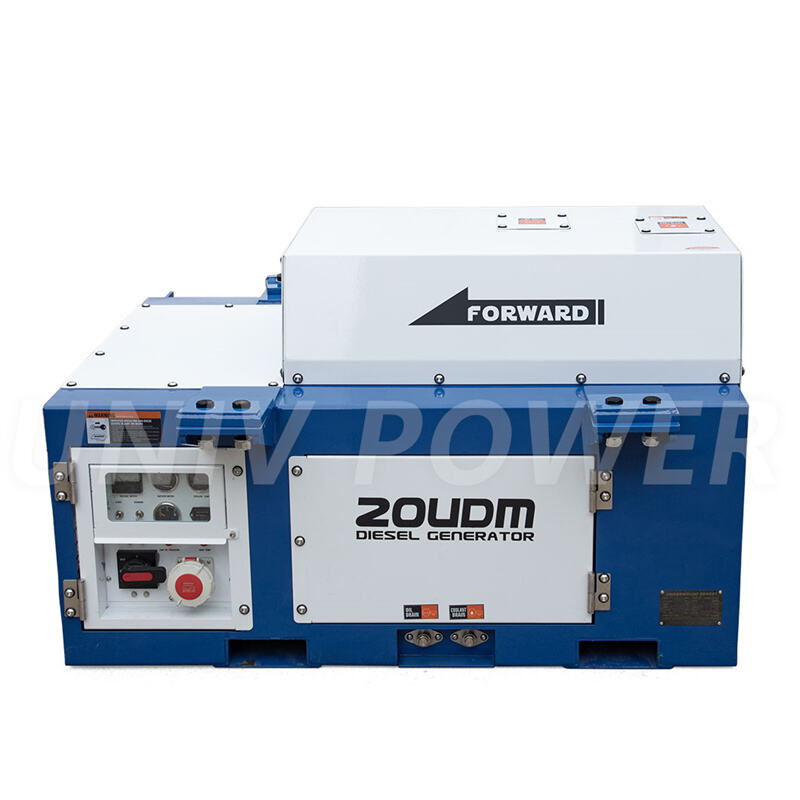 Low Fuel Consumption 20UDM Quiet Underslung Diesel Genset for Reefer Container