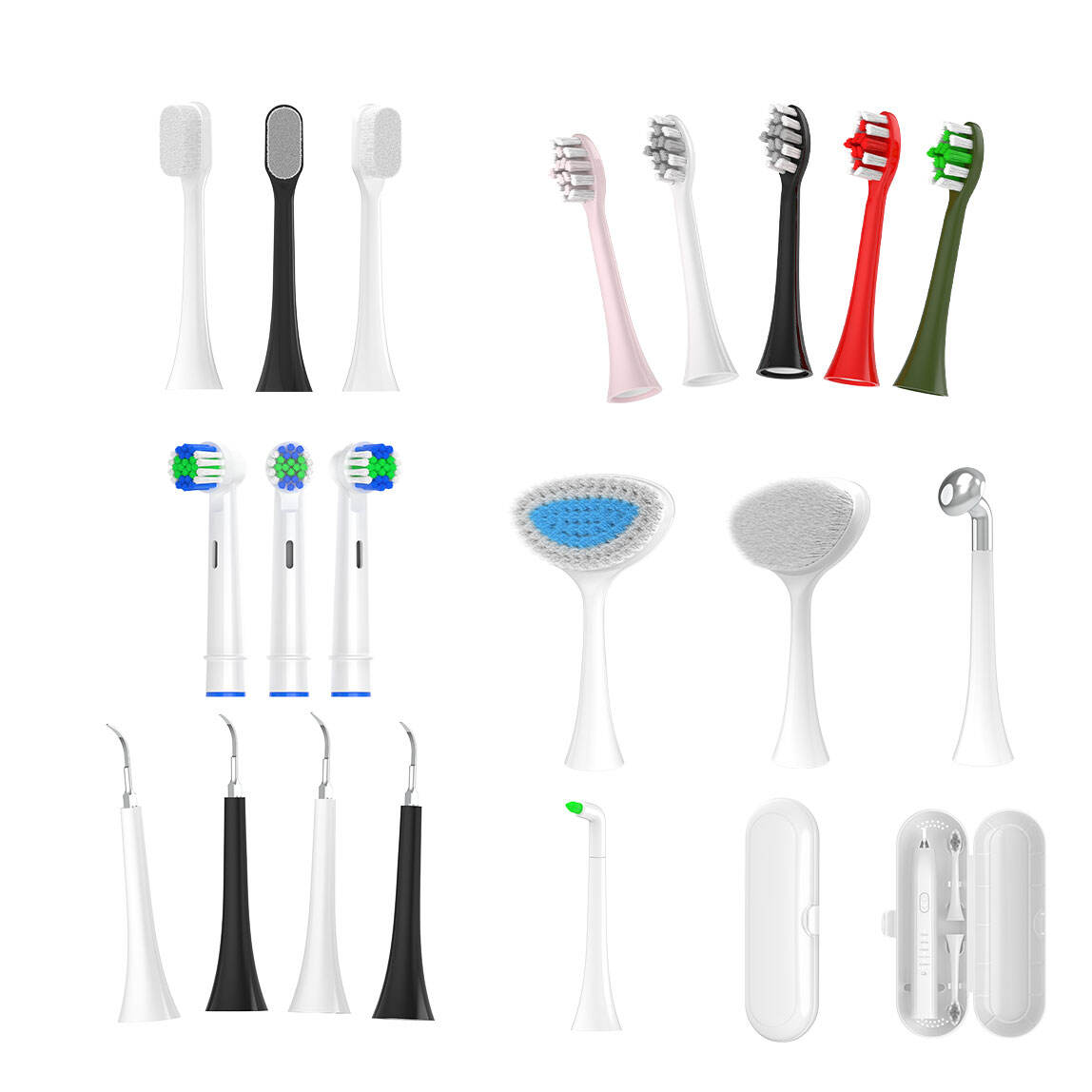 Electric toothbrush head accessories