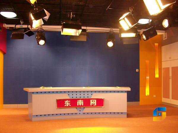 Acoustic decoration and lighting engineering of the live broadcast room of Fujian Southeast Network