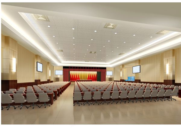 Luanping County Media Integration Center studio, lecture hall audio-visual and television equipment installation project