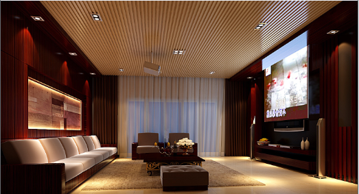 Acoustic design of home theater in Mr. Chen's villa in Huadu Country Garden Holiday Peninsula