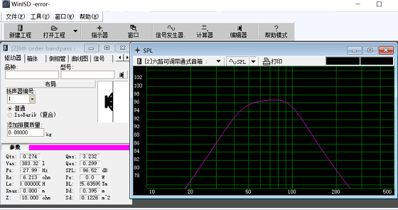 Free and easy-to-use speaker design software: WinISD