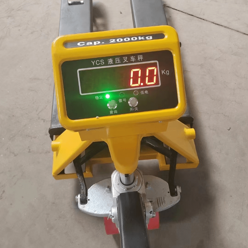 Electronic weighing truck