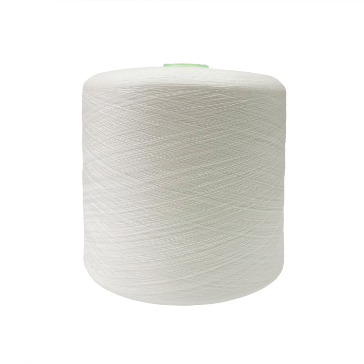 100%Recycled Staple Spun Polyester (RSP) Sewing Yarn(Raw White)