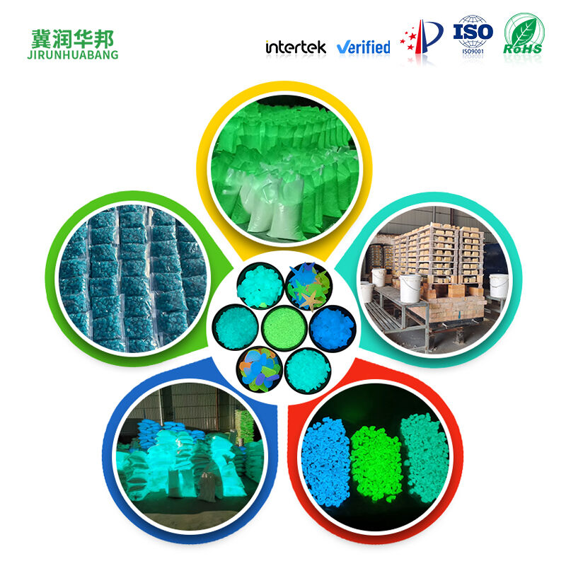 Resina Synthetica Lapis Luminosus Ornamentum Horti Materiae Crudae Altae Claritatis Glareae Splendentes Aquarii Horti Vasis Floris Pavimentum Ornamentum Exteriore Calculi Luminosi