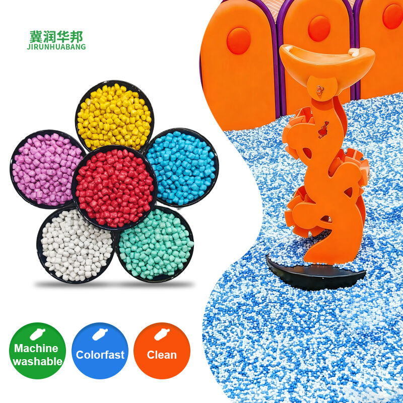Colorful Reusable Ceramic Sand Smooth Non Dust Play Sand for Indoor Kids Play Area and Sandpit