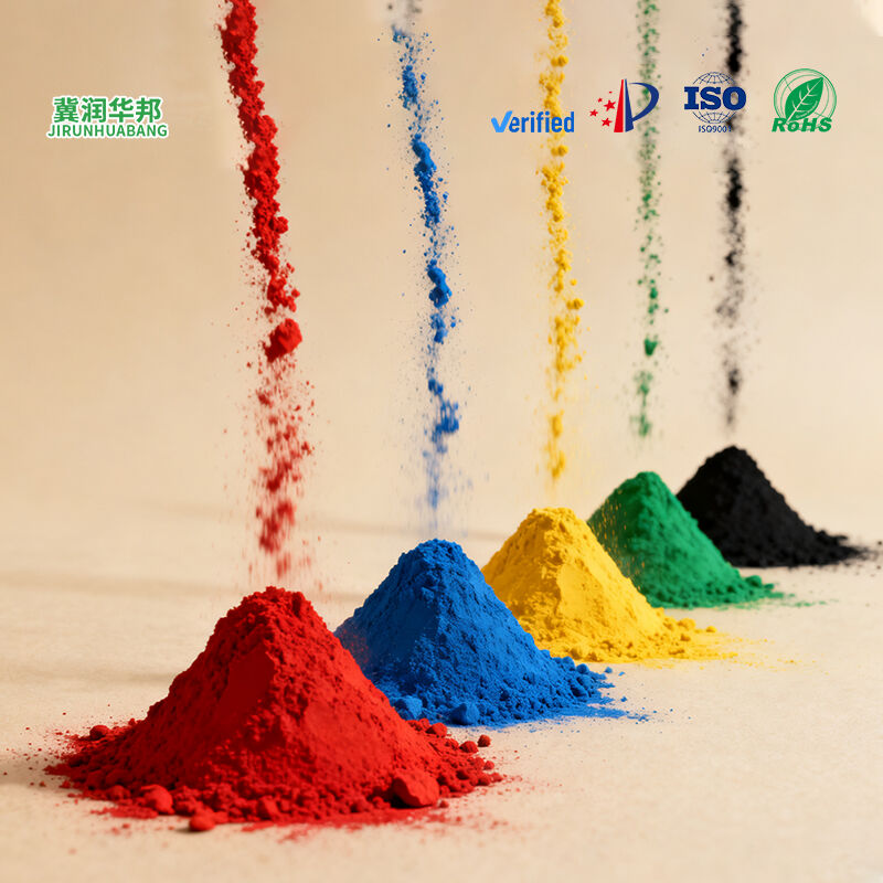 Dengiz plyonkalari uchun namlikka chidamli qizil temir okсид, 2500 ta mesh bilan, gips eritmasi va beton rangini beruvchi modda