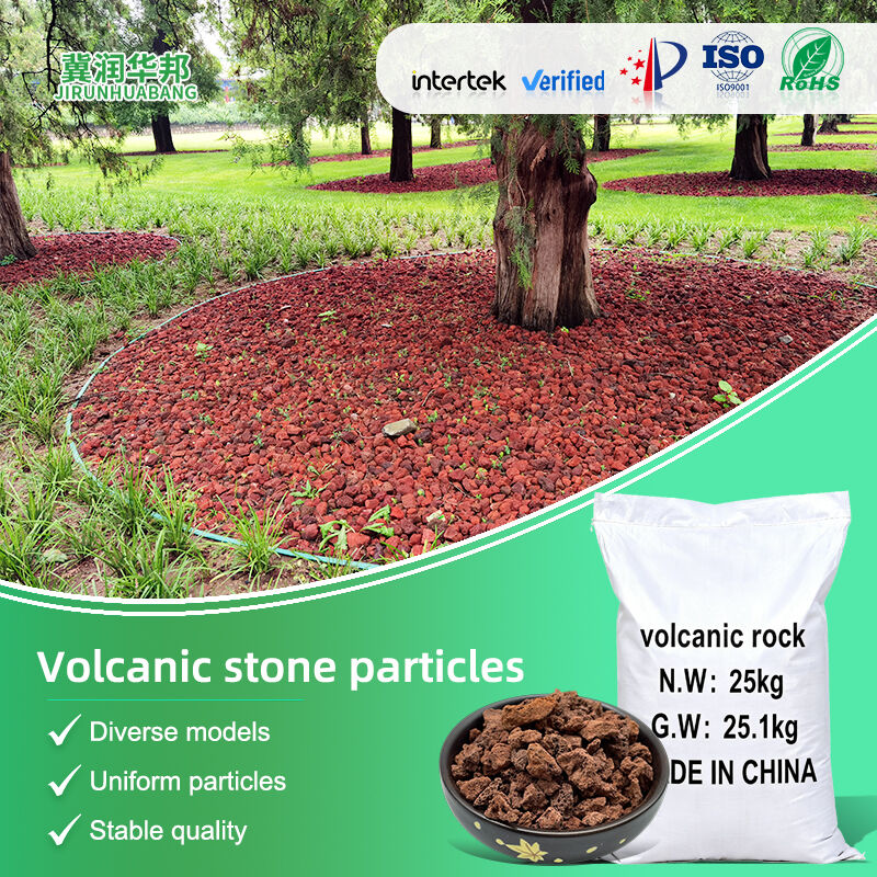Pulvis Lapidis Vulcanici Rubri Altae Qualitatis, Particularum Magnitudine Aequabilium, in Cosmeticis Agricultura, Emendatione Soli et Additivis Industrialibus Adhibitus.