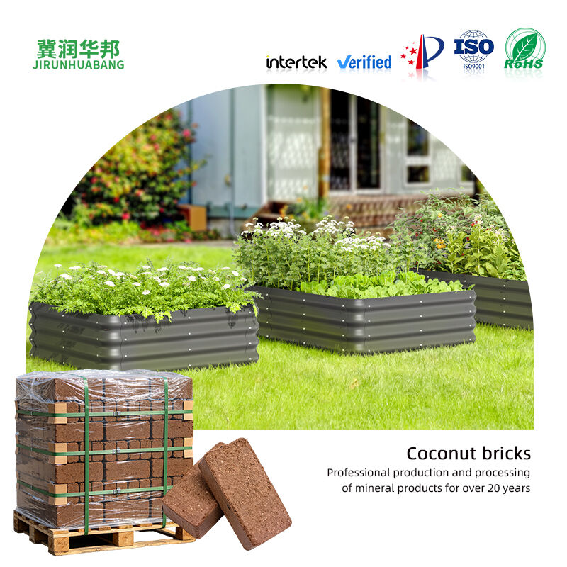 Imported Coconut Husk Brick Balcony Potted Flower Planting Nutrient Substrate