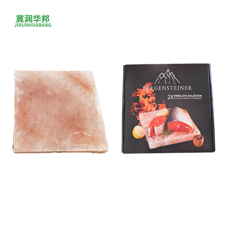 Natural Himalayan Salt Brick 10x10x5cm Pink Color for Indoor Wall Decoration Fireplace Surround Material Salt Brick