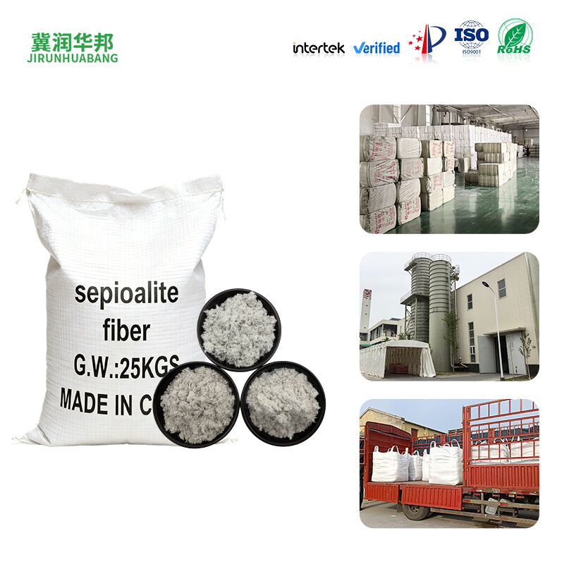 Sepiolite Fiber Additive rau Asphalt Mixtures Sepiolite Fiber rau Thermal Insulation Products