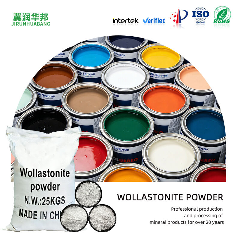 Modified Wollastonite Powder Reinforcing Filler For Plastic Rubber Reduce Cost Improve Heat Resistance Dimensional Stability Eco Friendly Non Toxic