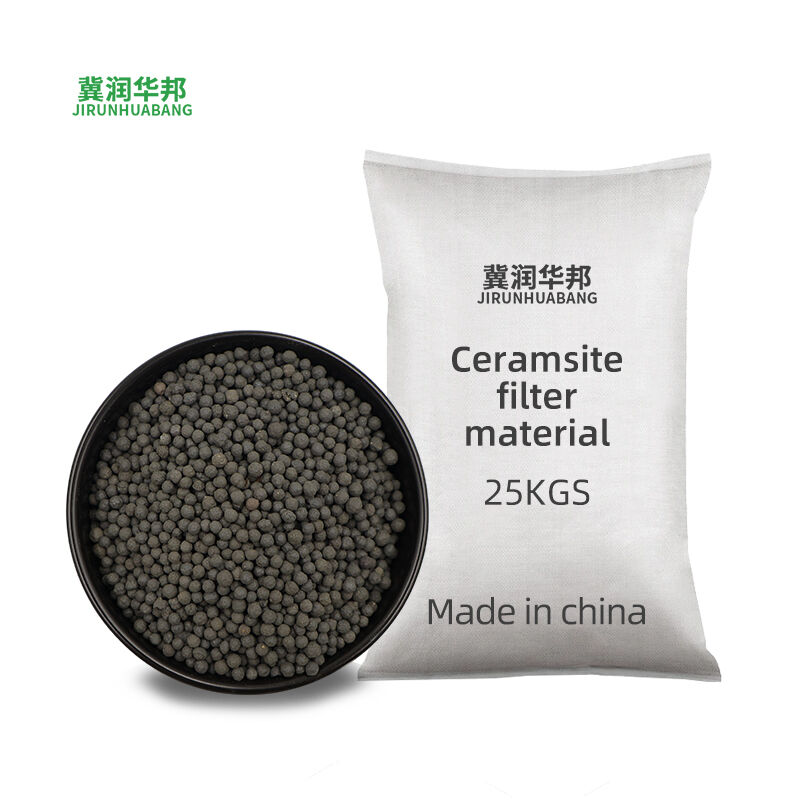 Керамзитовый фильтрующий материал, полученный высокотемпературным обжигом, для очистки питьевой воды: обладает стабильными химическими свойствами и служит альтернативой кварцевому песку