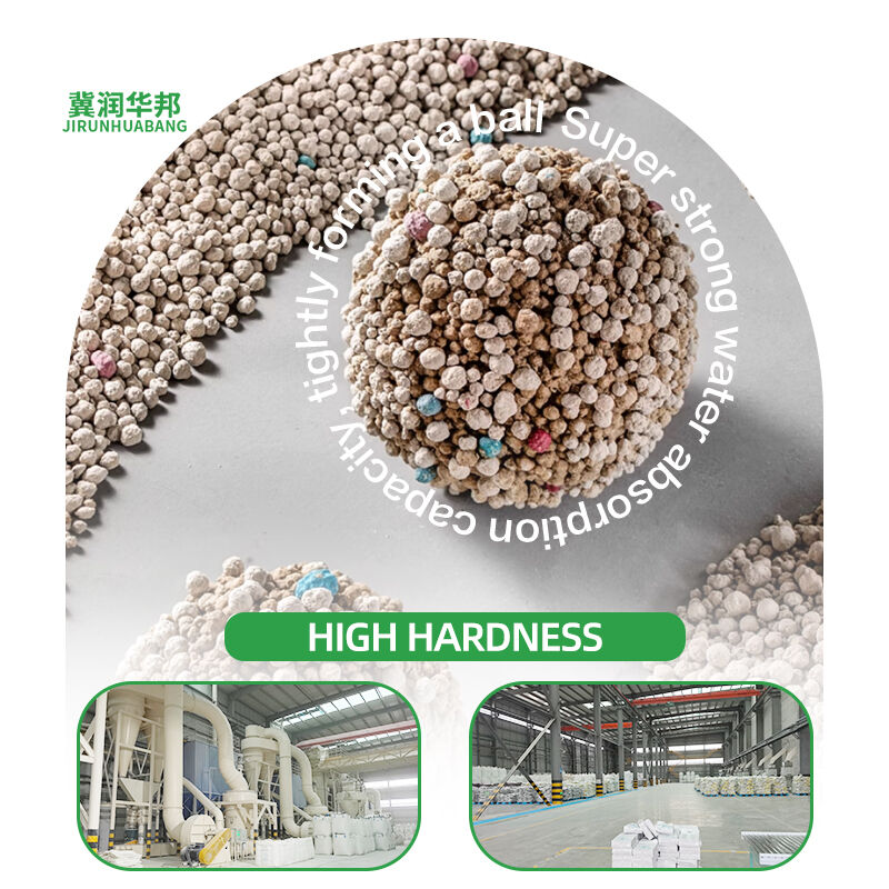 Bentonite Mixed Mineral Cat Litter High Hardness Low Dust Strong Deodorization Fast Clumping Non Sticky Durable Pet Cleaning Cat Litter Source Factory Supply