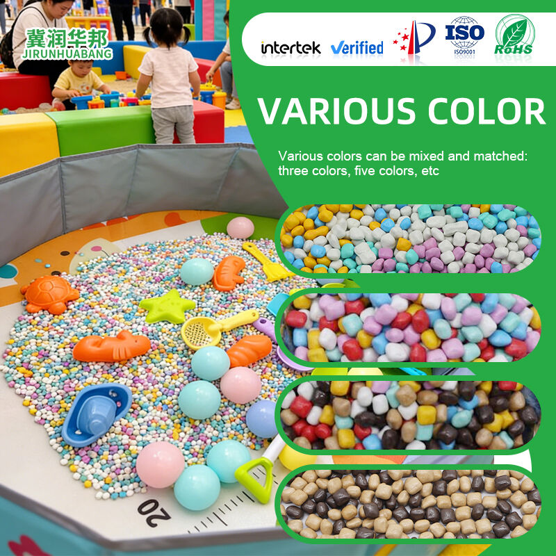 Machine Washable No Dust Ceramic Play Sand Reusable Colorfast Kids Sand for Sensory Training