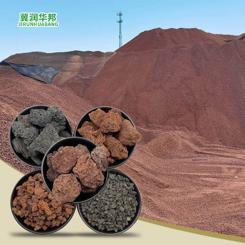 What Are the Top Applications for Red and Black Volcanic Rock in Construction?