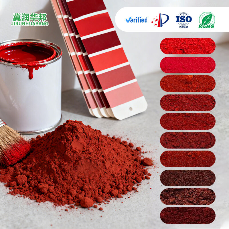 Yuqori ob-havo chidamliligi bo'lgan temir oksidi changi, 325 mesh, beton va sement mahsulotlari uchun