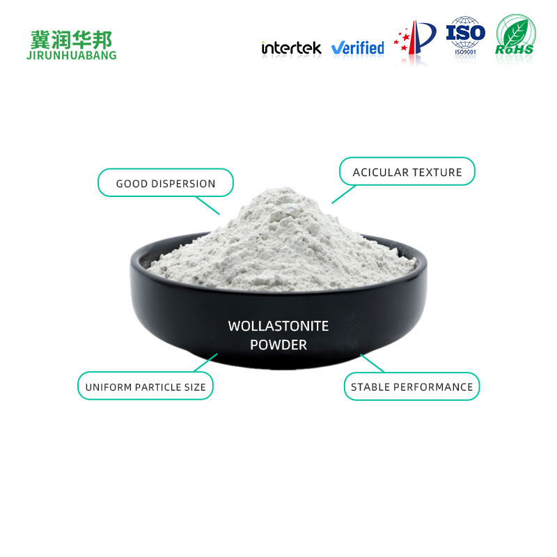 Building Materials Grade Wollastonite Powder Additive For Cement Concrete Mortar Enhance Crack Resistance Weather Resistance Reduce Shrinkage Improve Durability